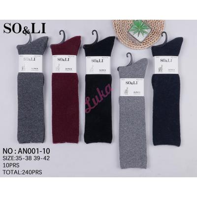 Podkolanówki damskie ALPACA So&Li AN001-8