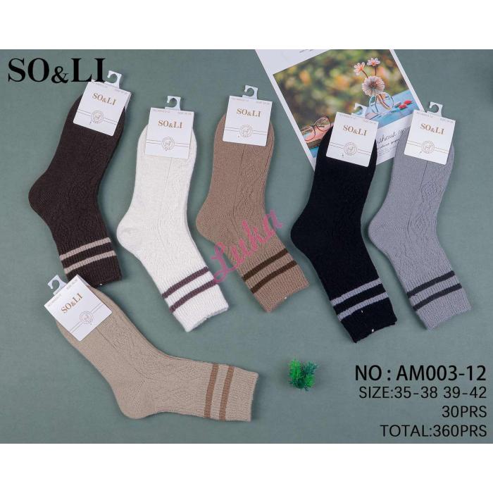 Women's Socks ANGORA SO&LI AM003-11