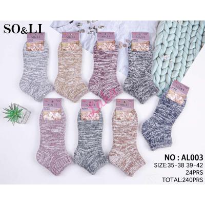 Skarpety damskie ALPACA SO&LI AL003