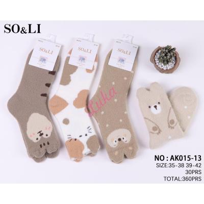 Women's Socks VELVET SO&LI AK015-1