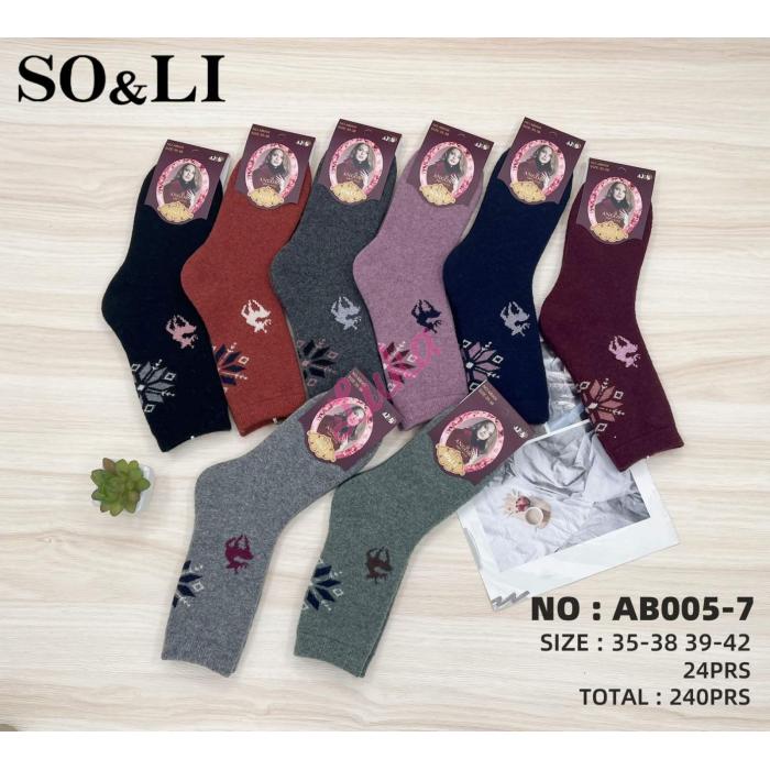 Women's Socks ANGORA SO&LI AB005-3