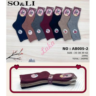 Women's Socks ANGORA SO&LI AB005-4