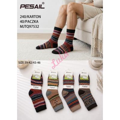 Men's low cut socks Cashmere Pesail MJYC-97459
