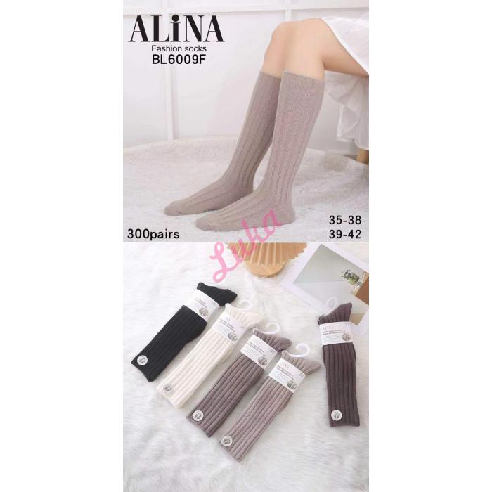Women's Under Knee Socks MERINO WOOL Alina BL6009F