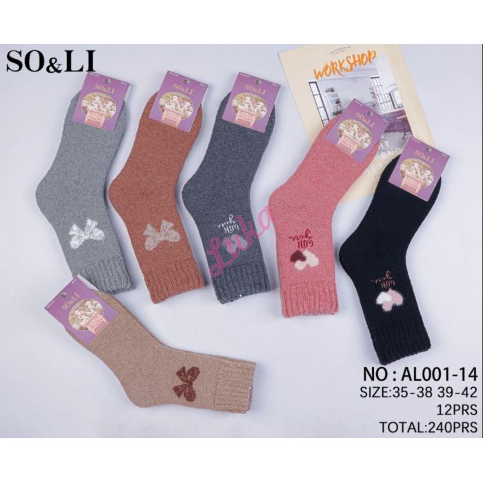 Skarpety damskie ANGORA SO&LI AB005-1
