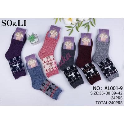 Skarpety damskie ANGORA SO&LI AL001-13