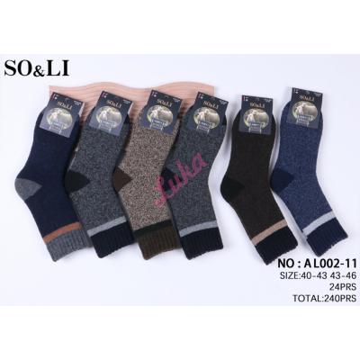Men's socks ALPACA SO&LI AL004
