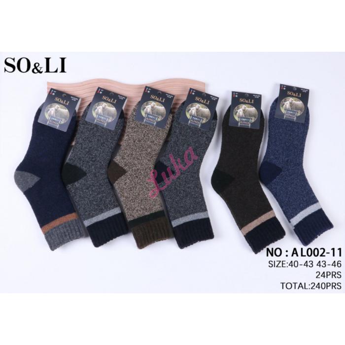 Men's socks ALPACA SO&LI AL004
