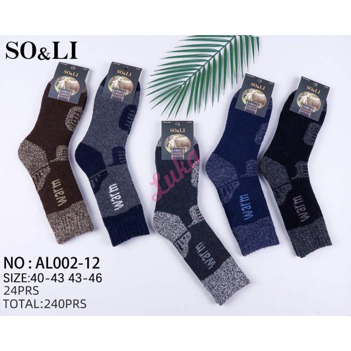 Men's socks ALPACA SO&LI AL002-11