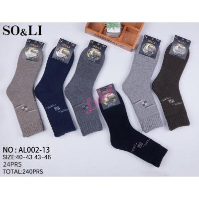 Men's socks ALPACA SO&LI AL002-12