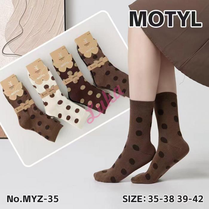 Skarpety damskie bambusowe Motyl MYZ-36