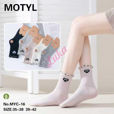 Women's socks bamboo Motyl MYC-16