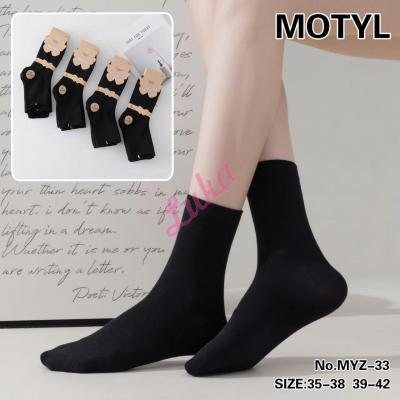 Women's socks bamboo Motyl MYZ-33