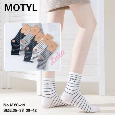 Women's socks bamboo Motyl MYC-19