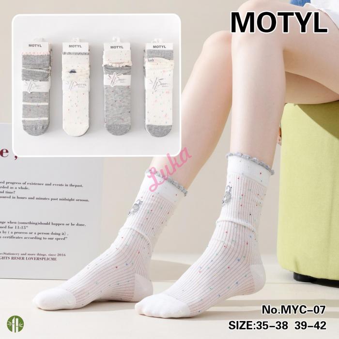 Skarpety damskie bambusowe Motyl MYC-10