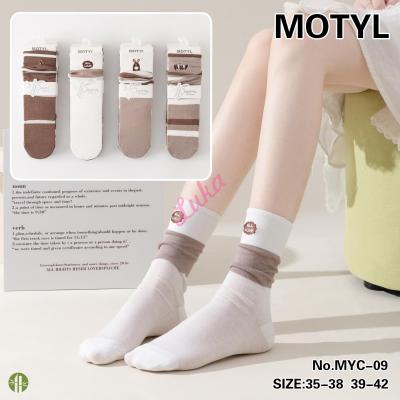 Women's socks bamboo Motyl MYC-09