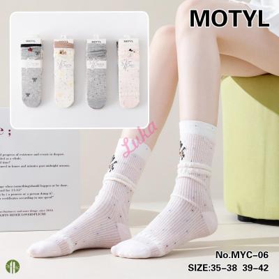 Skarpety damskie bambusowe Motyl MYC-011