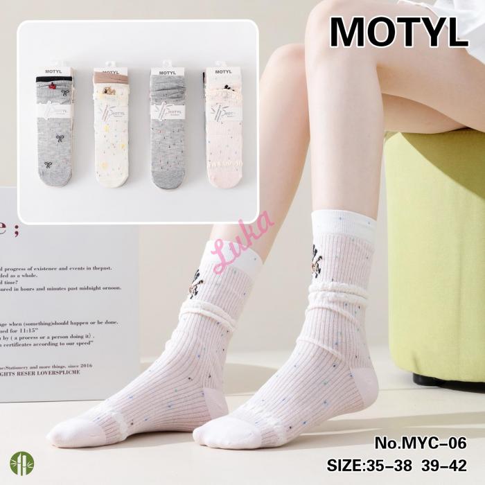 Women's socks bamboo Motyl MYC-011