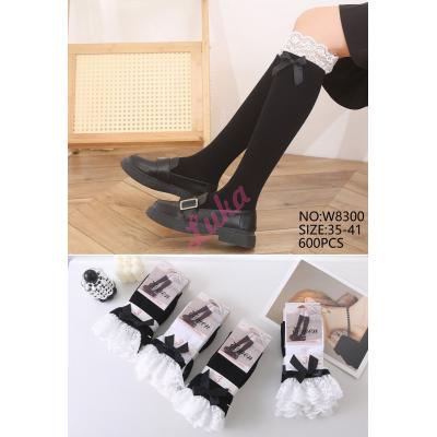 Podkolanówki damskie WOOL Oemen W-8902
