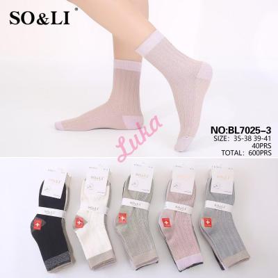 Women's Socks So&Li BL7025-3