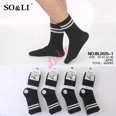 Men's socks SO&LI BL2025-2