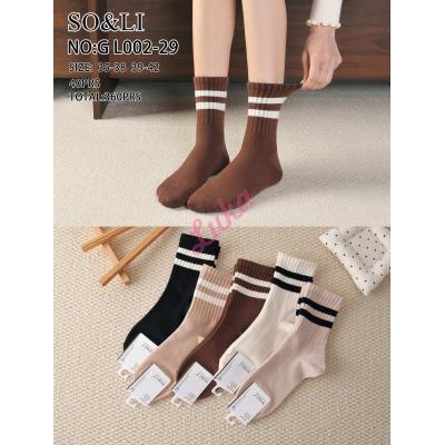 Skarpety damskie So&Li GL002-34