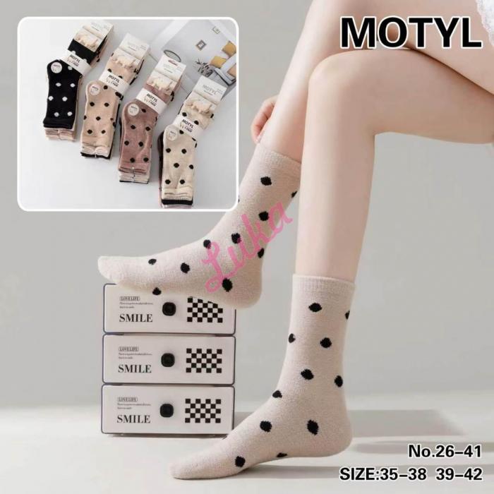 Stopki damskie ALPAKA Motyl MF-001