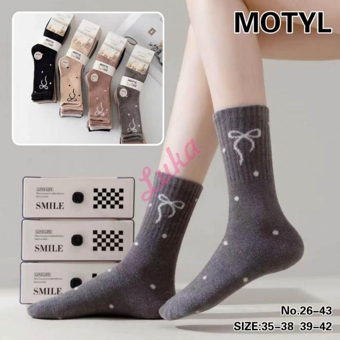 Stopki damskie ALPAKA Motyl MF-2642