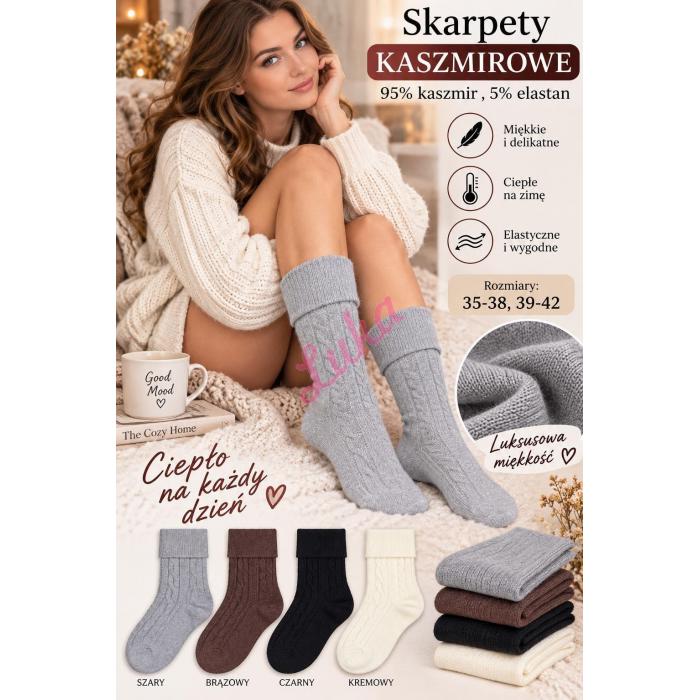 Skarpety damskie KASZMIR Soxlandia C18-020