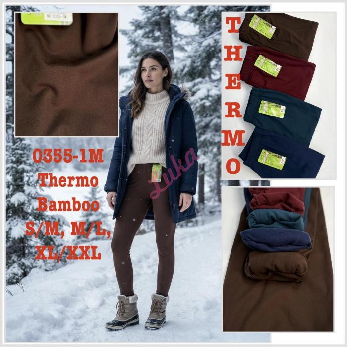 Legginsy damskie THERMO Miego 7168BL
