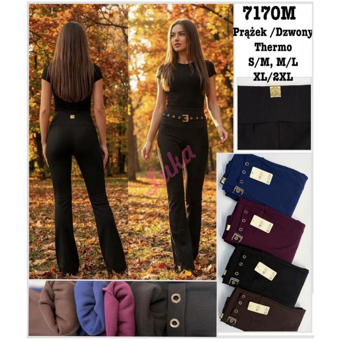 Women's pants THERMO Miego 7161BL