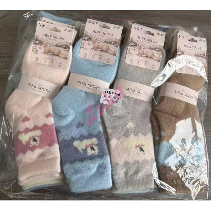 Women's Cashmere socks N&T DS71-6