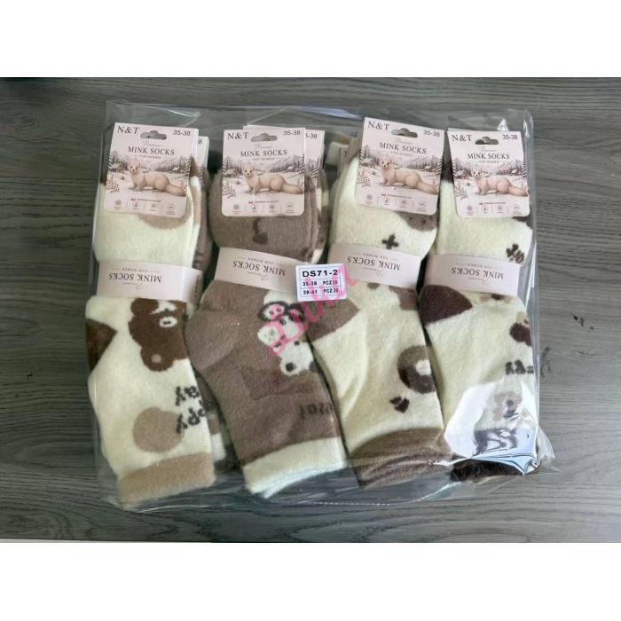 Women's MINK Socks N&T DS71-2