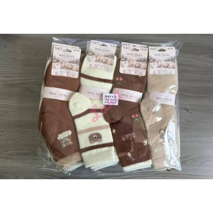 Skarpety damskie MINK N&T DS71-3