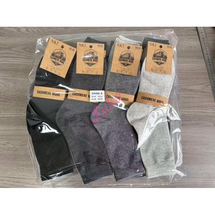 Skarpety męskie Cashmere N&T DS80-2