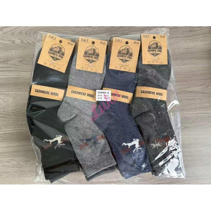 Skarpety męskie Cashmere N&T DS80-4
