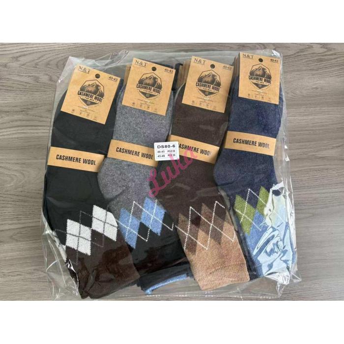 Skarpety męskie Cashmere N&T DS80-6