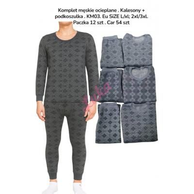Komplet męski OCIEPLANY KM-002