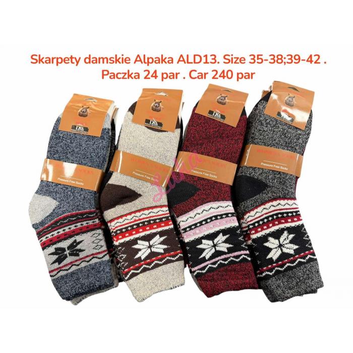 Skarpety damskie ALPAKA D&A ALD12