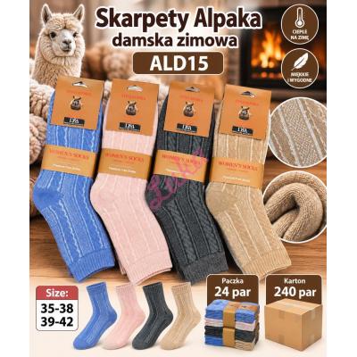 Skarpety damskie ALPAKA D&A ALD13
