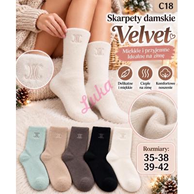 Skarpety damskie KASZMIR Soxlandia C18-CAS03