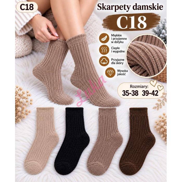 Skarpety damskie WOOL PPO-201