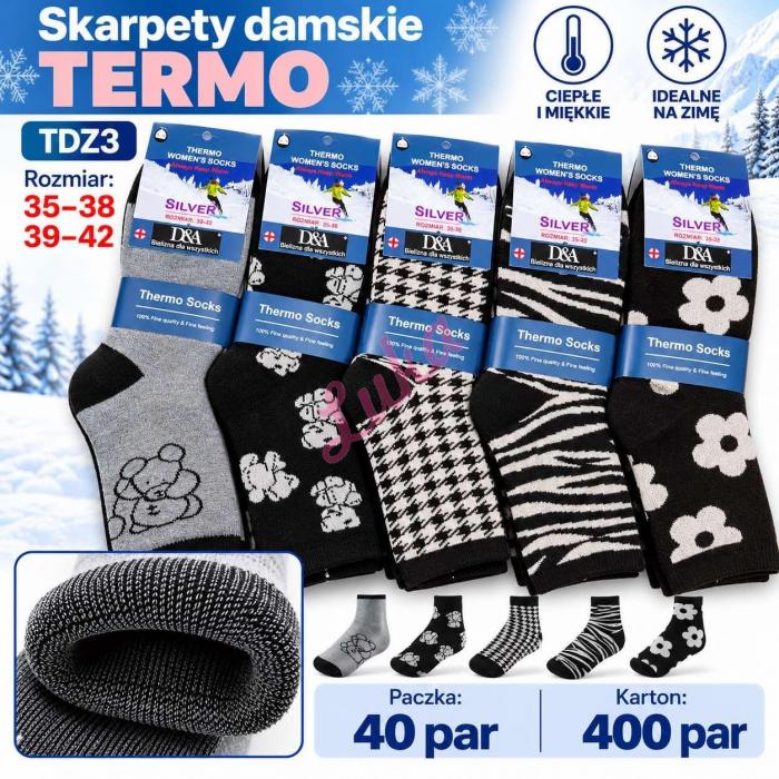 Skarpety damskie THERMO D&A TDZ-03