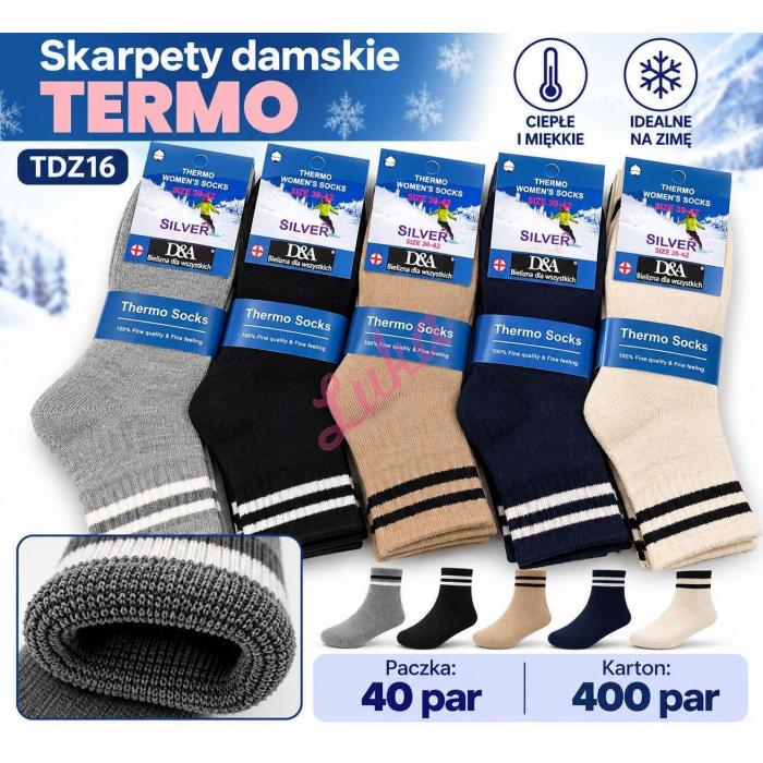 Skarpety damskie THERMO D&A TDZ-07