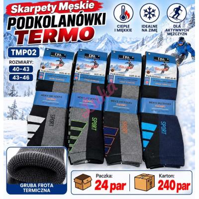 Men's Under knee Socks THERMO D&A TMP01