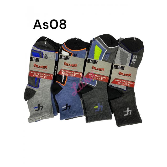Men's Socks D&A Silver AS-09
