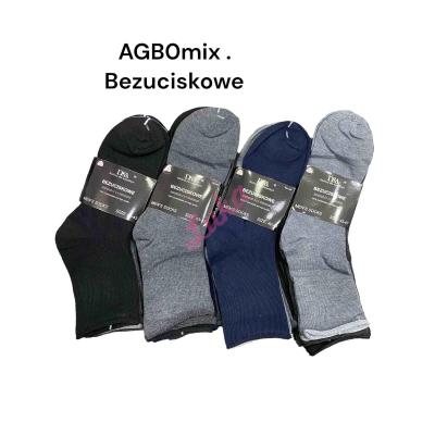 Men's pressure free Socks Silver AGB-0 mix