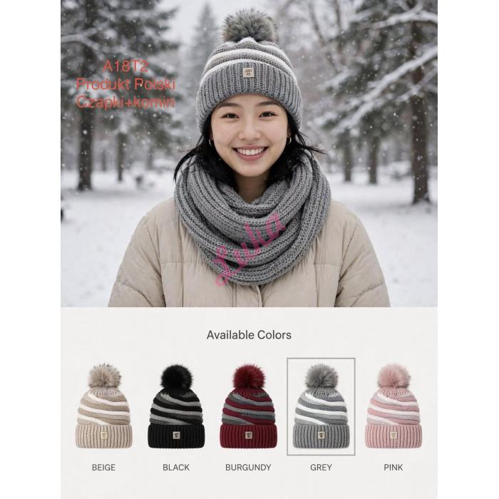 Czapka damska KOMPLET GAL-0804