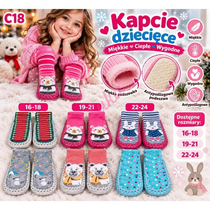 Kapcie dziecięce LLA-101