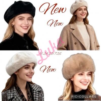 Beret damski F-20-21-29227